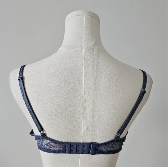 La vie en rose lightly lined Women's Blue Bra 34c - Picture 2 of 3